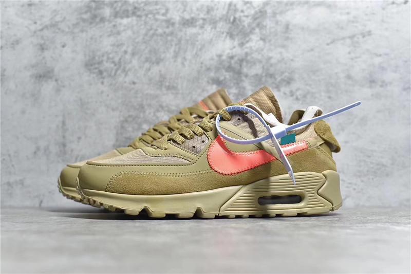 PK GOD Off-White x Nike Air Max 90 Desert Ore ready to ship